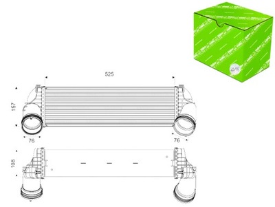 ІНТЕРКУЛЕР РАДІАТОР ПОВІТРЯ VALEO 818562 BMW X5 E70 07- X5 F15