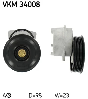 VKM34008 TENSOR CORREA WIELOROWK. FORD 1,25-1,6  