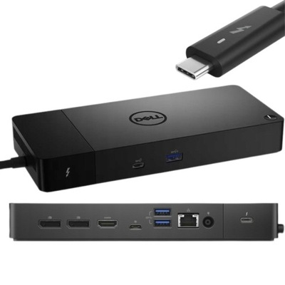 Stacja dokująca Thunderbolt Dell WD19TBS HDMI USB-C DisplayPort LAN