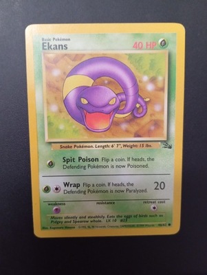 Ekans Fossil 1999 rok 46/62 POKEMON TCG