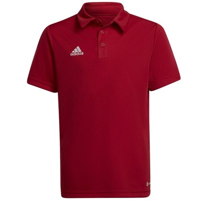 152 cm Koszulka adidas Polo ENTRADA 22 Y H57495 czerwony 152 cm