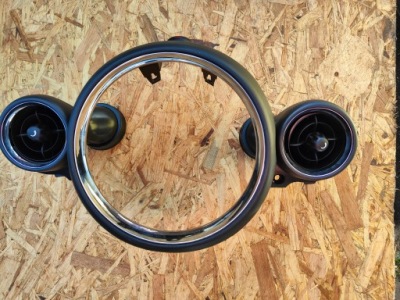 Mini r56 s решётки обдув защита спидометра хром фото №1