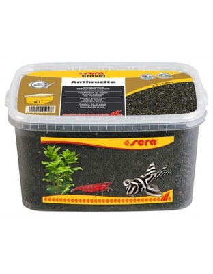 Żwirek do akwarium Gravel Anthracite O 1 - 3 mm 6l antracyt