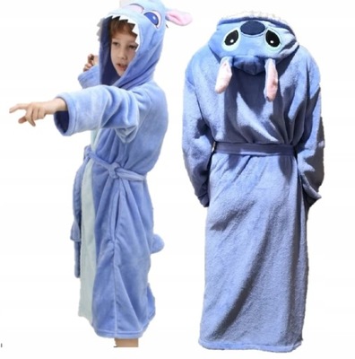 SZLAFROK DZIECIĘCY KIGURUMI STICH BLUE 134/140