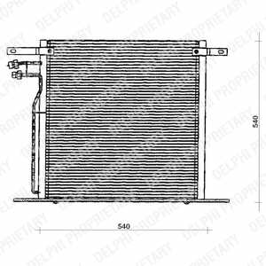 RADUADOR DE ACONDICIONADOR DELPHI TSP0225126  