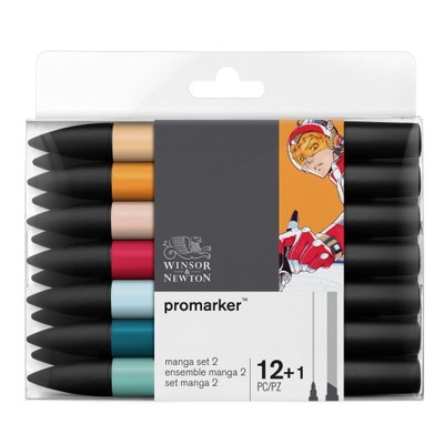 PROMARKER ZESTAW 12+1 MANGA 2 Winsor&Newton