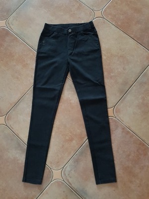 SPODNIE jeansowe czarne S 36