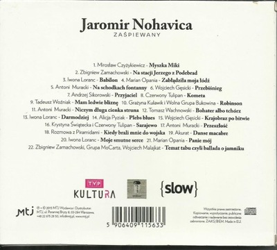 CD Jaromir Nohavica Zaśpiewany Różni wykonawcy