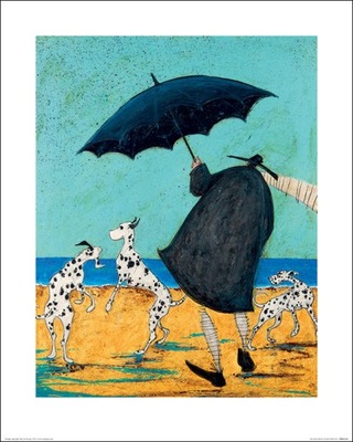 Sam Toft On Jacks Beach - plakat premium