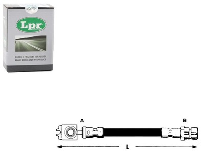 LPR ПАТРУБОК ТОРМОЗНОЙ T AUDI A3 GOLF V OCTAVIA L L