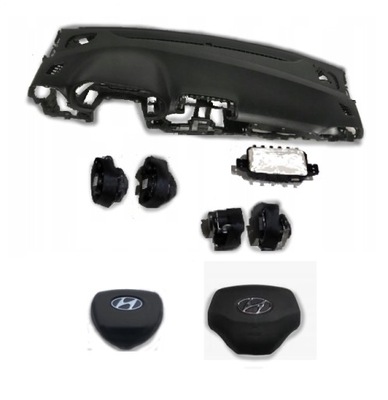 Hyundai i30 n.m. панель приладів консоль подушка безпеки ремені фото №1