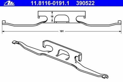 ПРУЖИНА СУППОРТА ТОРМОЗНОЙ MERCEDES SPRINTER 95-06