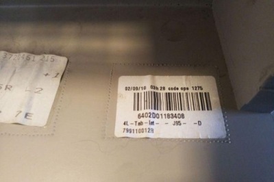 Другое запчасти отделка renault grand scénic iii jz0/1_ 799110012r 1.5l фото №1