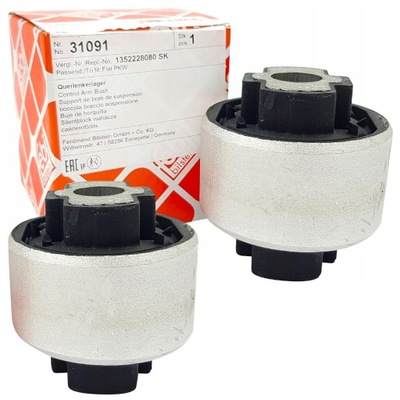 2X BLOQUE SILENCIOSO PALANCA PARTE TRASERA BOXER JUMPER DUCATO 2006- DERECHA = IZQUIERDA FEBI 31091  