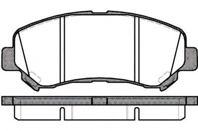 TRINKELĖS STABDŽIŲ NISSAN QASHQAI X-TRAIL 17MM WVA24 