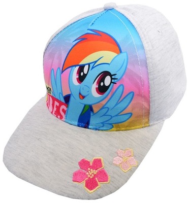 PONY MLP kucyki CZAPKA Z DASZKIEM bawełna 54 R059P