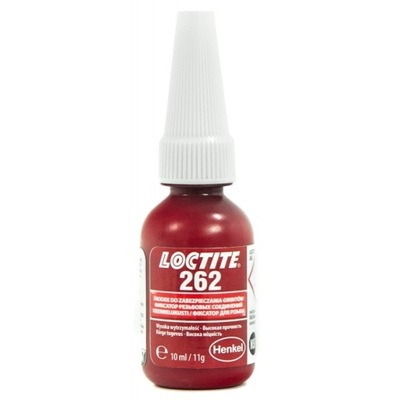 Klej do zabezpieczenia gwintów 262 LOCTITE 10ml