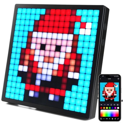LAMPA LED EKRAN PIXELOWY PIXEL ART BLUETOOTH 32X32 INTELIGENTNY