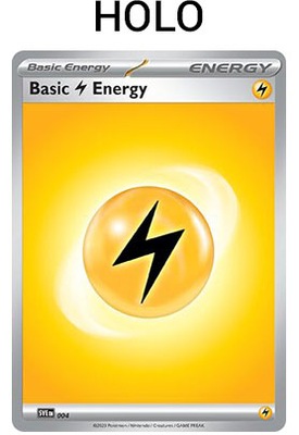 Karta Pokemon Basic Lightning Energy Energia Holo