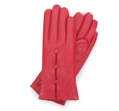 Wittchen damskie rękawiczki z guziczkami 651-3-S