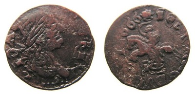 B309. POLSKA, JAN KAZIMIERZ, BORATYNKA, 1666