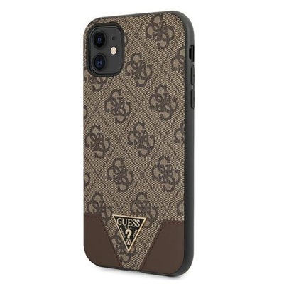 Guess 4G Triangle Collection - Etui iPhone 11 (brązowy)