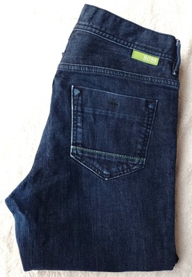 spodnie jeans męskie HUGO BOSS Green Deam20 30/34 granatowe