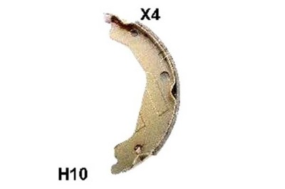 Ashika тормозные колодки тормозные hyundai terracan 2.5 td фото №1