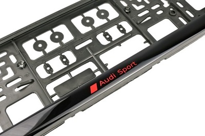 2 X FRAME PLATES AUDI SPORT GEL  