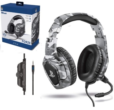 Słuchawki Gamingowe PS4 PS5 PC prezent Trust Gaming GXT488 FG CAMO
