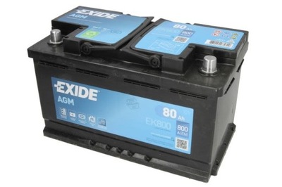 BATERÍA ROZRUCHOWY EXIDE EK800  