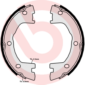 SZCZĘKI HAMULCOWE BREMBO S A6 508 SA6508 