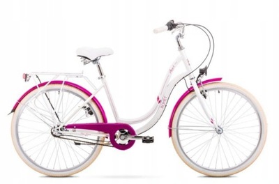 Bicykel ROMET Angel 26/3-rýchlostný 19 perleťovo ružový