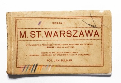 WARSZAWA - ZESTAW POCZTÓWEK II RP