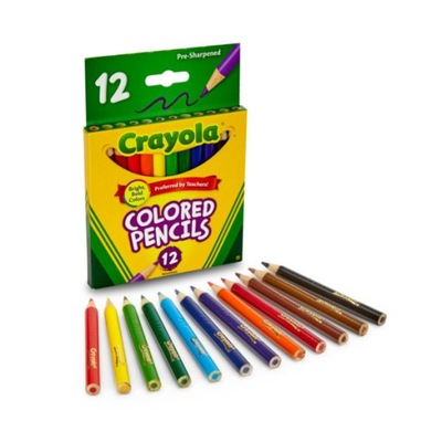 Crayola Mini kredki ołówkowe 12 szt