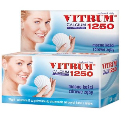 VITRUM CALCIUM 1250 VITAMINUM D3 20 tabletek