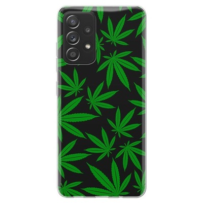 Etui do Samsung Galaxy A23 5G Wzory Ganja Marihuana Cannabis Zioło THC