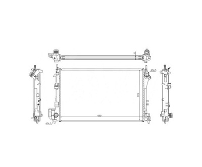 Радіатор wody opel signum 06.03- 1300246 фото №1