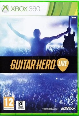SAMA GRA XBOX 360 GUITAR HERO LIVE - Bez gitary