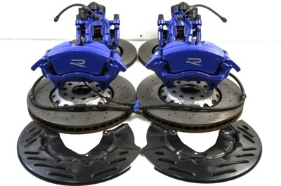 Vw arteon r 2.0 tsi супорти гальмівні диски гальмівні колодки перед задня комплект діаметр 357mm фото №1