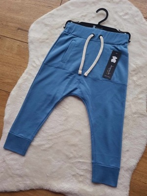 Spodnie Despacito dresowe błękit 128