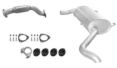 Citroen jumper 2.2 hdi od 2006r. труба колекторна + гасник кінцевий фото №1