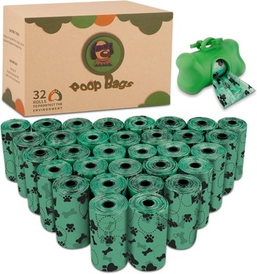Woreczki na odchody Poop Bags 32 rolki (640 worków)