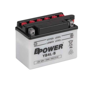 AKUMULATOR YB4L-B 12V 4Ah 50A