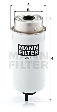 FILTRO COMBUSTIBLES MANN-FILTER WK 8171 WK8171 