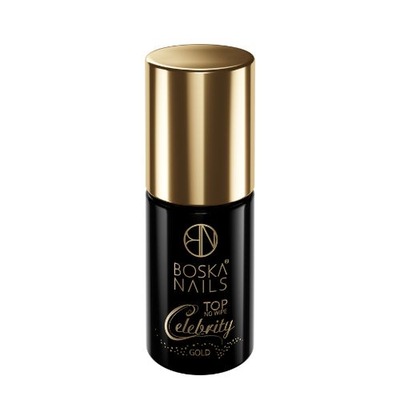 TOP CELEBRITY GOLD NO WIPE BOSKA NAILS 6ML