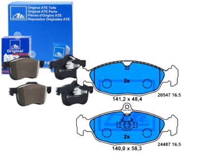 Ate 13.0460-7241.2 набор тормозных колодок тормозных, тормоза дисковые фото №1