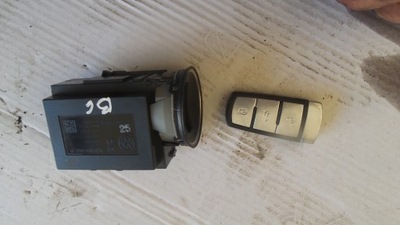 Замок запалювання ключ passat b6 kombi 2.0tdi bkp 2007r фото №1