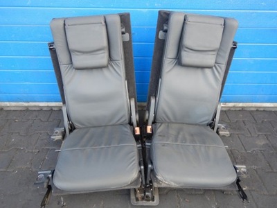 Land rover discovery iv l319 сиденья кожа 3 ряд фото №1