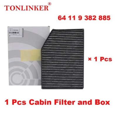 CABIN FILTER 64119382885 PARA BMW X3 G01 2017 2018 2019 2020 2021 202~25996  